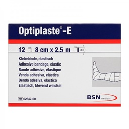 [BDF0098] OPTIPLASTE-E Αυτοκόλλητος Ελαστικός Επίδεσμος (12) BSN (8 εκ)