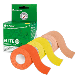 [KT68041TN] K-ACTIVE ELITE Kinesiologinen teippi 5m Yksilöllinen laatikko (Beige)