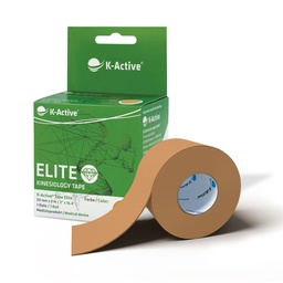 [KT68041TN] K-ACTIVE ELITE Kinesiologisches Tape 5 m Einzelverpackung (Beige)