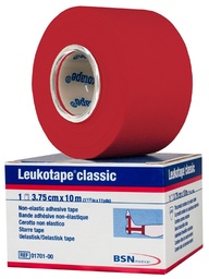 [BSN76187] Mitteelastne kleepsideme LEUKOTAPE CLASSIC COLOR BSN (Punane)