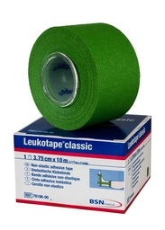 [BSN76181] Mitteelastne kleepsideme LEUKOTAPE CLASSIC COLOR BSN (Roheline)