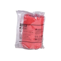 [FB1506] Benda Coesiva CPK SPORT FARMABAN (Rosso, 7,5 cm)