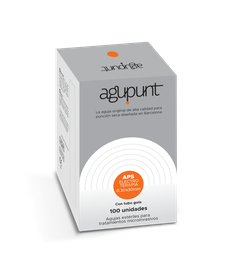 [A1012E] Ace de electroterapie APS fără tub de ghidare AGUPUNT (Cutie cu 100 de ace) (30 mm, 0,30 mm)