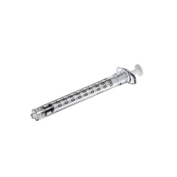 Jeringa de 3 cuerpos con conexión Luer Lok BD PLASTIPAK (1ml)