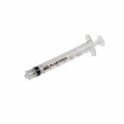 Jeringa de 3 cuerpos con conexión Luer Lok BD PLASTIPAK (3ml)