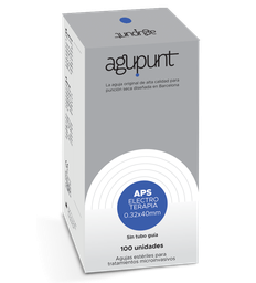 [A1015E] Ace de electroterapie APS fără tub de ghidare AGUPUNT (Cutie cu 100 de ace) (40 mm, 0,32 mm)