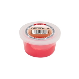 [RME08503] EXERCISE PUTTY REHABMEDIC Pasta terapeutica per le mani 85g (Rosso, Metà)
