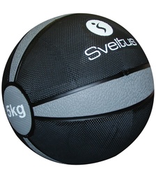 [SV0494] SVELTUS medicine ball (Gris, 24cm, 5Kg)