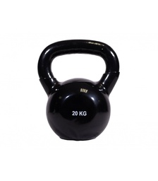 [SV1154K] SVELTUS Vinyl Kettlebell (Negro, 20Kg)