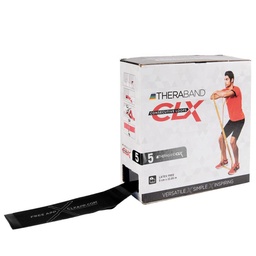 [TB12782] CLX THERA-BAND elastic Consecutive Loops 22m (Black, Special Fort)