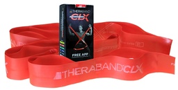 [TB13220] Gummibänder 2,5 m CLX THERA-BAND (Rot, Halb)