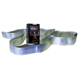 [TB13224] Gummibänder 2,5 m CLX THERA-BAND (Silber, Super stark)
