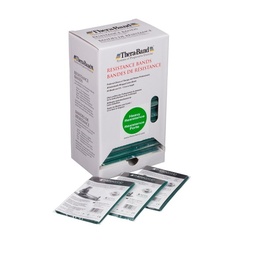 [TB20540] Dispenser 30 Elastische banden 1,5 m Thera-Band Dispenser (Groente, Sterk)