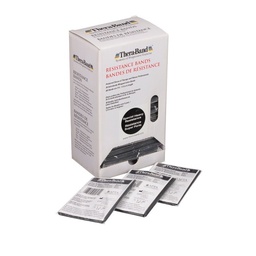 [TB20560] Dispenser 30 Elastische banden 1,5 m Thera-Band Dispenser (Zwart, Speciaal fort)