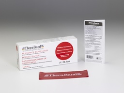 [TB20820] THERA-BAND LOOP elastīgās lentes (sarkans, 20,5 cm, Puse)